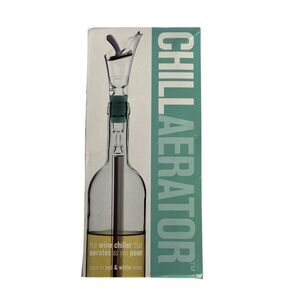 Chillaerator The Wine Chiller That Aerates As You Pour For Red Or White Wines